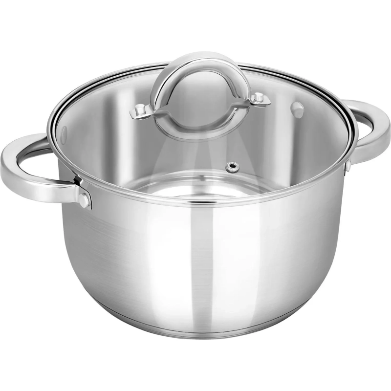 Кастрюля нерж Rondy 5,0л , D=23,5cм, SH07503