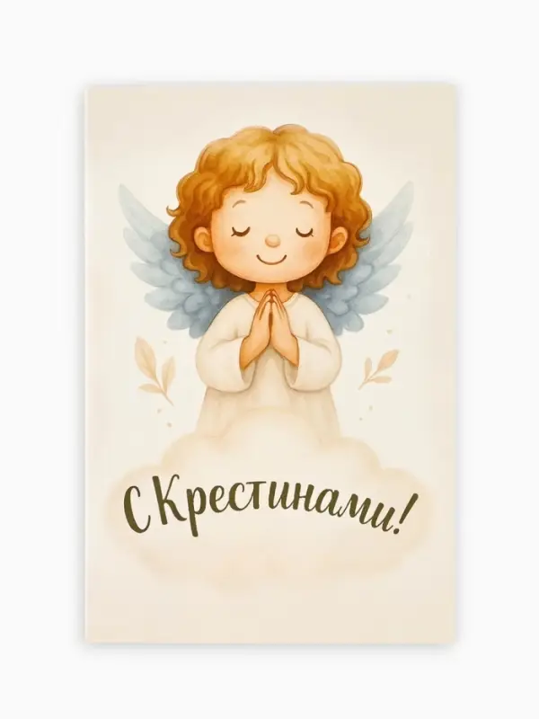 Открытка на крещение &laquo;Крестины&raquo;, 12&times;18 см
