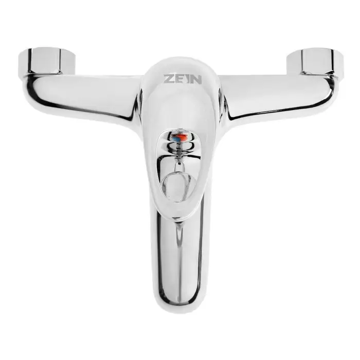 Смеситель для ванны ZEIN Z0153, картридж 35 мм, с душевым набором, хром