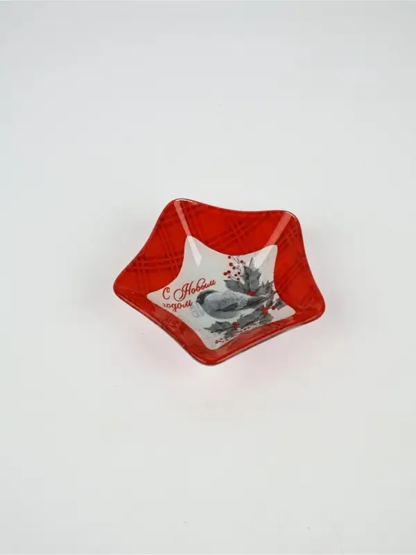 Соусник стеклянный «С Новым годом», набор 3 шт. Соусник стеклянный «С Новым годом», набор 3 шт.