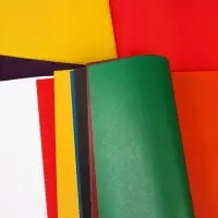 Цветная бумага, А4, 16 листов, 8 цветов, немелованная, двусторонняя, на скрепке, 48 г/м&sup2;, &laquo;Минни Маус и единорог&raquo;