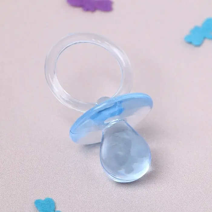 Топпер для торта &laquo;Пустышка&raquo;, 6 см, набор 3 шт., голубой