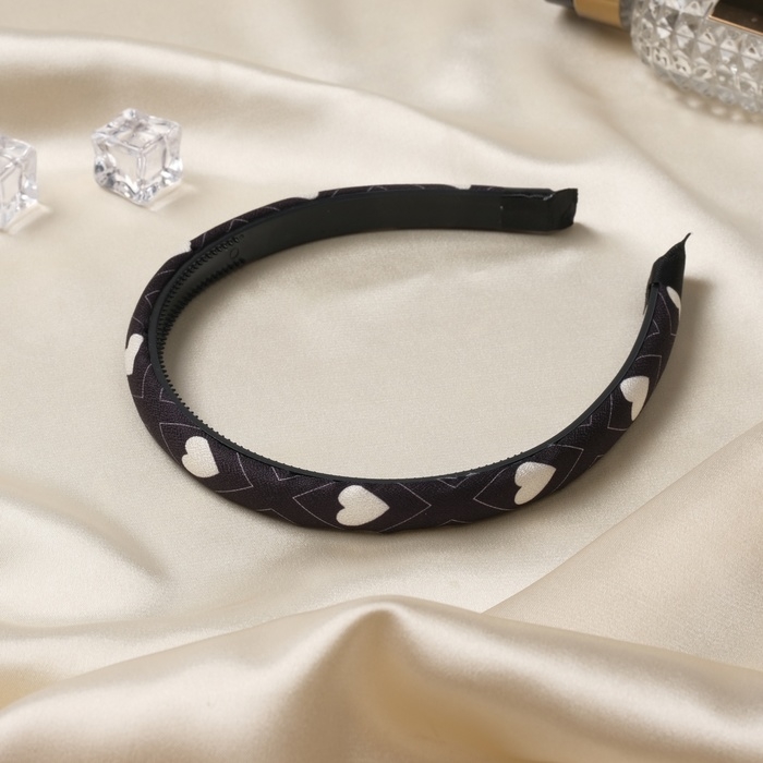 Ободок для волос Ободок для волос "Ширли" сердца, 1 см, микс