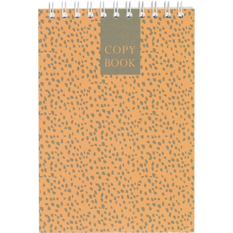 Блокнот А6,60л,точка,греб.верхн,обл.глянц.лам. Attache Fleur Коралл