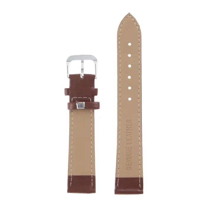 Ремешок для часов &laquo;Соломон&raquo;, 18 мм, натуральная кожа, длина 20 см, коричневый