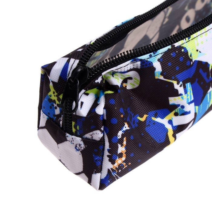 Пенал школьный на молнии Пенал школьный на молнии "Футбол", МИКС