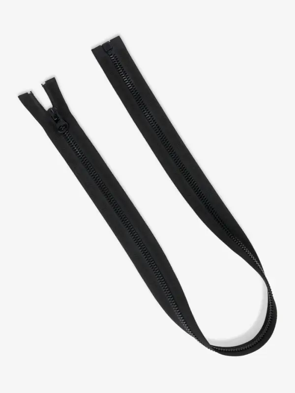 Молния &laquo;Трактор&raquo;, №8, разъёмная, замок автомат, 80 см, чёрная