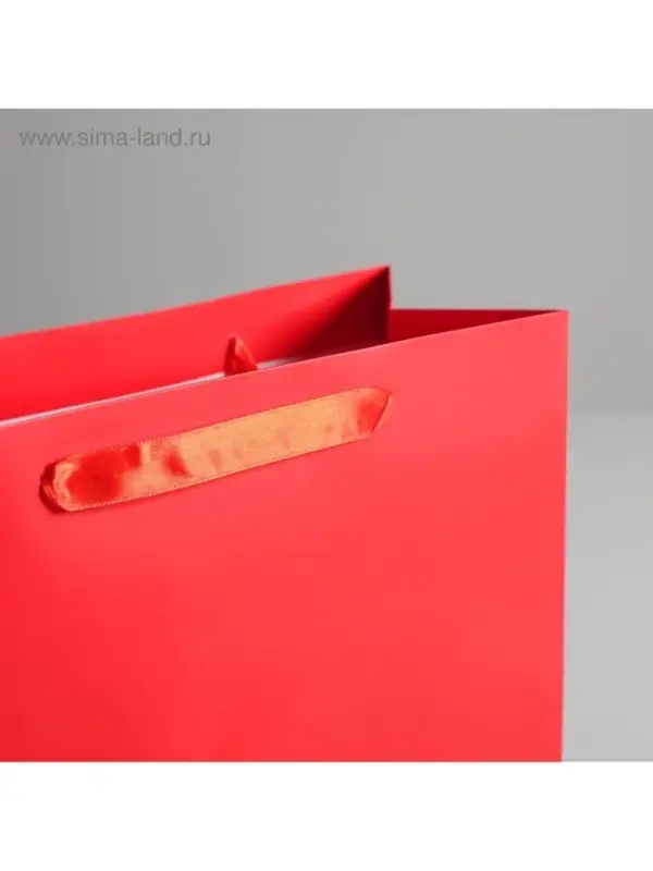 Пакет подарочный, упаковка, &laquo;Алый&raquo;, M 25.5&times;30&times;9 см, МИКС