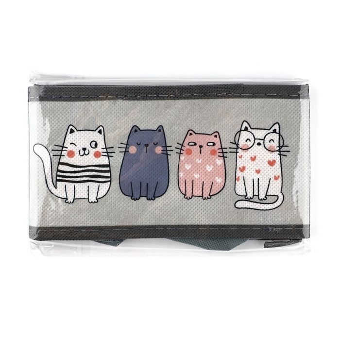 Органайзер для хранения, кофр для белья Органайзер для хранения, кофр для белья "Котятки", 10 х 18 х 10 см