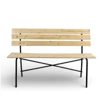 Скамейка деревянная, 140&times;61.5&times;89 см, для дачи и сада