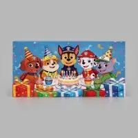 Конверт для денег &laquo;С днём рождения! Щенки&raquo;, 16.5&times;8 см