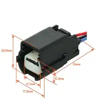 Разъём 3 pin с проводами для датчика парковки Opel Astra J