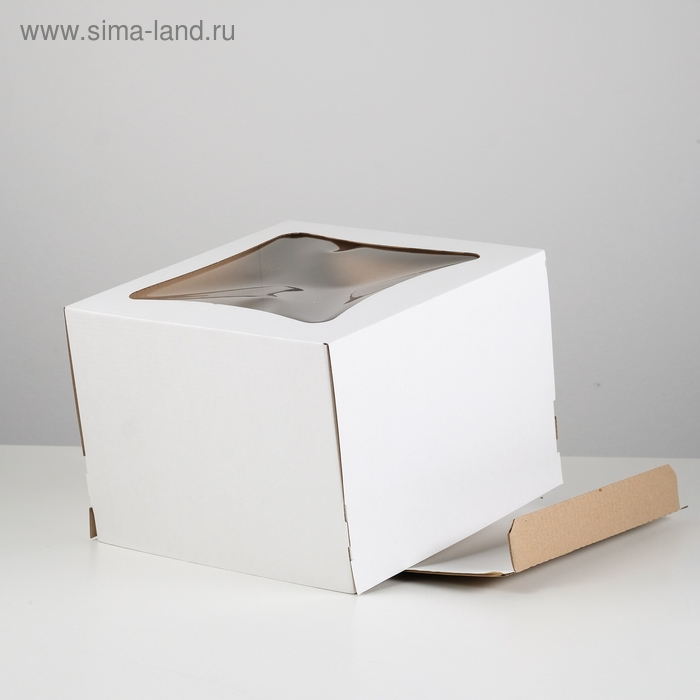 Кондитерская упаковка с окном ромб, МИКС, 27 х 27 х 20 см Кондитерская упаковка с окном ромб, МИКС, 27 х 27 х 20 см