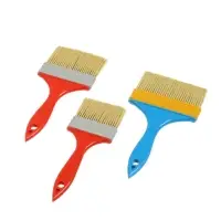 Набор кистей ЛОМ промо, искусственная щетина, пластик. рук. 3-4-5" (75, 100, 125 мм), 3 шт.