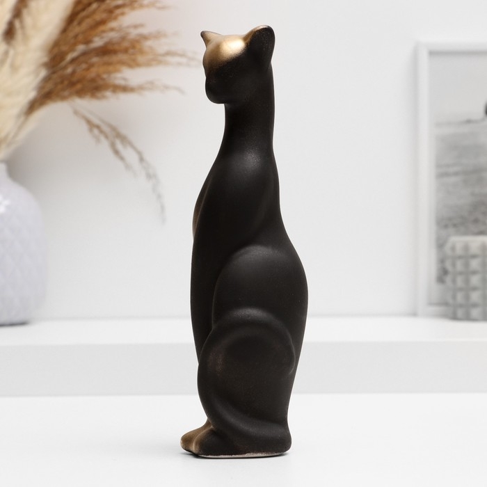 Фигура Фигура "Кот стоит" черный, 21см