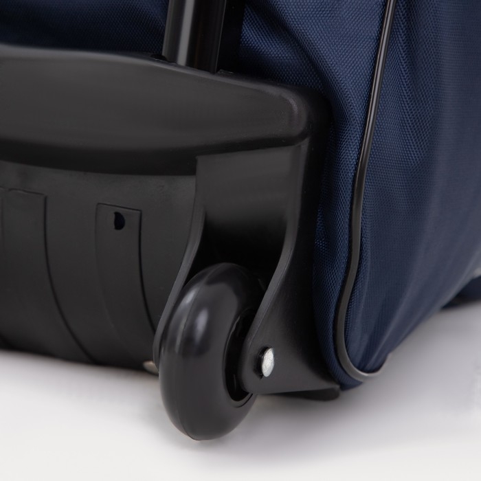 Сумка дорожная 20 Сумка дорожная 20" на колёсах, отдел на молнии, наружный карман, цвет синий