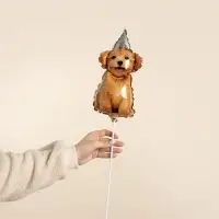 Воздушный шар фольгированный 17" &laquo;Пёсик в колпачке&raquo;, набор 5 шт.