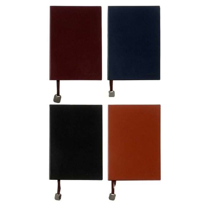 Ежедневник недатированный А5,116 листов в клетку, тонированный срез, обложка Ежедневник недатированный А5,116 листов в клетку, тонированный срез, обложка " ЛАЙТ " МИКС