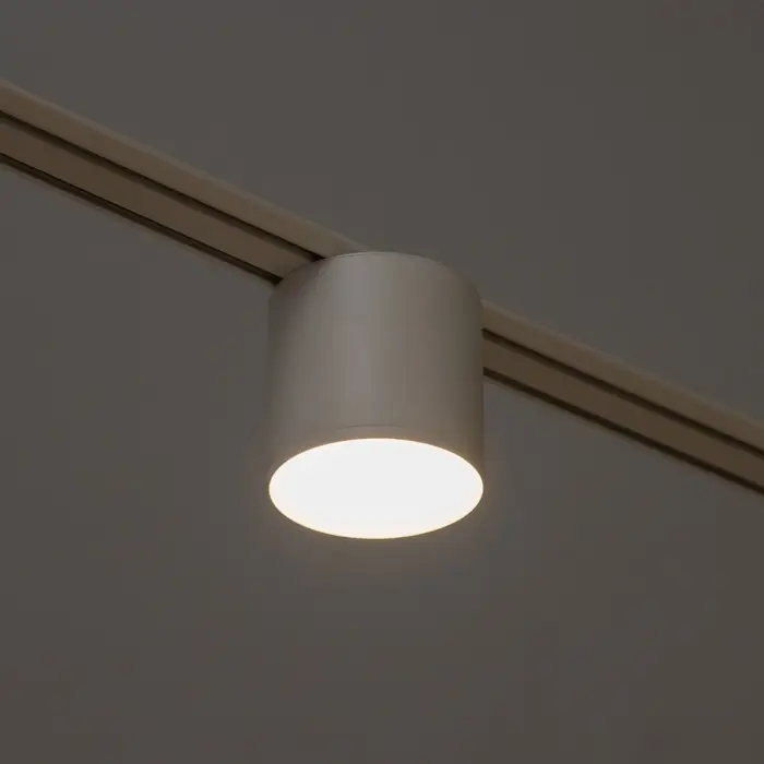 Светильник трековый BayerLux SLIM &laquo;Цилинр&raquo;, LED, 12 Вт, 3000K-6000К, 48 В, CRI90, 8&times;8&times;7.5 см, белый