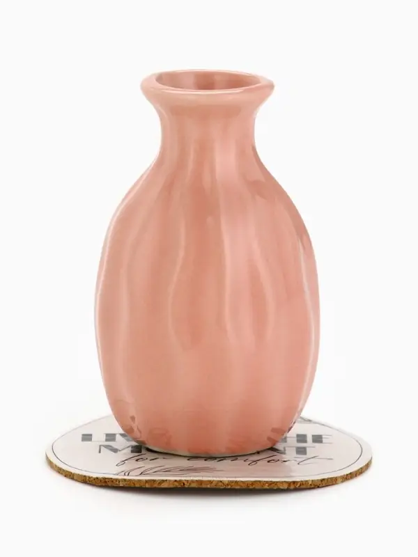 Ваза для цветов декоративная Live in the moment, с подставкой, 8&times;7&times;6 см