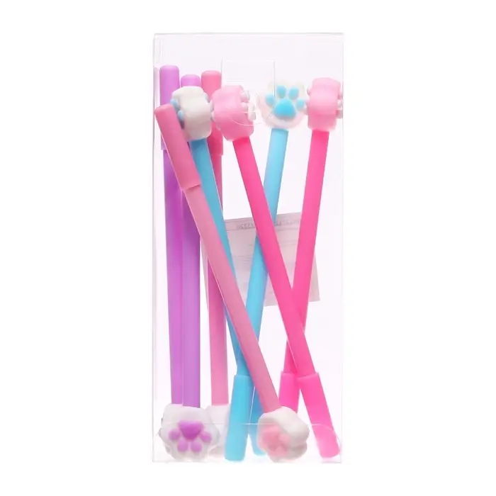 Ручка-прикол Calligrata &laquo;Лапка&raquo;, синий стержень, гелевая, МИКС