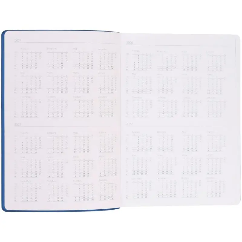 Ежедневник Flexpen Shall, недатированный, синий Ежедневник Flexpen Shall, недатированный, синий