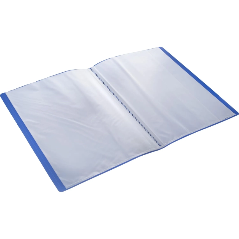 Папка файловая 20 файлов, карман/кор Элемент А4 500мкм син