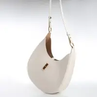 Сумка женская багет TEXTURA на молнии, 27&times;9&times;23 см, молочная