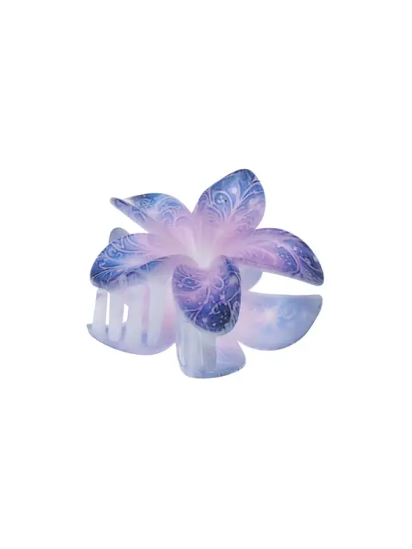 Краб для волос "Артемида" нежность, цветок, 8х7 см, микс