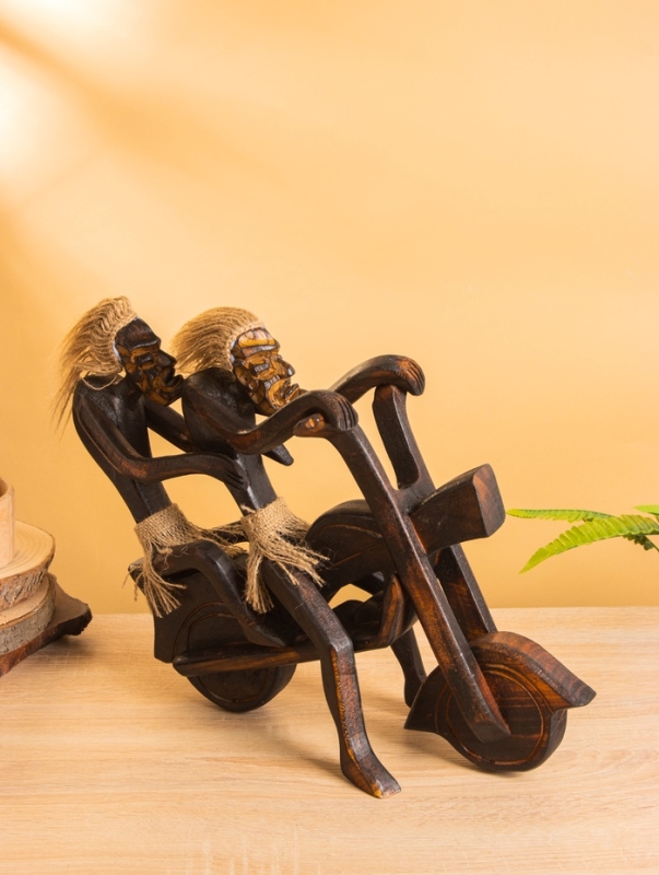 Сувенир «Аборигены байкеры», 38×15×30 см, дерево Сувенир «Аборигены байкеры», 38×15×30 см, дерево