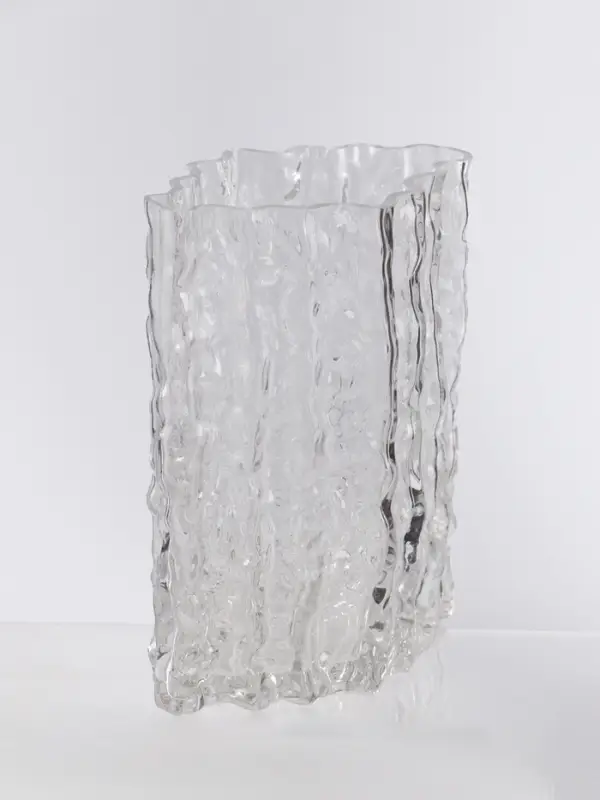 Ваза «Силвио», 20.5×15 см, стекло, прозрачная