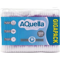 Палочки ватные AQUELLA п/э КК/42 500 шт/уп
