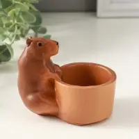 Подставка для мелочей &laquo;Капибара&raquo; 8&times;9&times;6 см, гипс