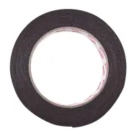 Лента клейкая двусторонняя AVS SCH-021 15 mm x 5 m вспененная основа (черная)