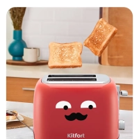 Тостер для хлеба с поддоном КТ-6218 - 870 Вт