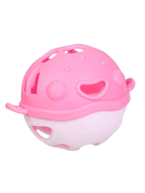 Прорезыватель силиконовый для зубов с погремушкой Крошка Я «Рыбка», в кейсе, розовый Прорезыватель силиконовый для зубов с погремушкой Крошка Я «Рыбка», в кейсе, розовый