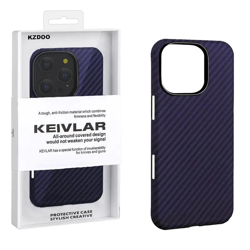 Чехол iPh 16 Pro Kevlar Purple K-DOO