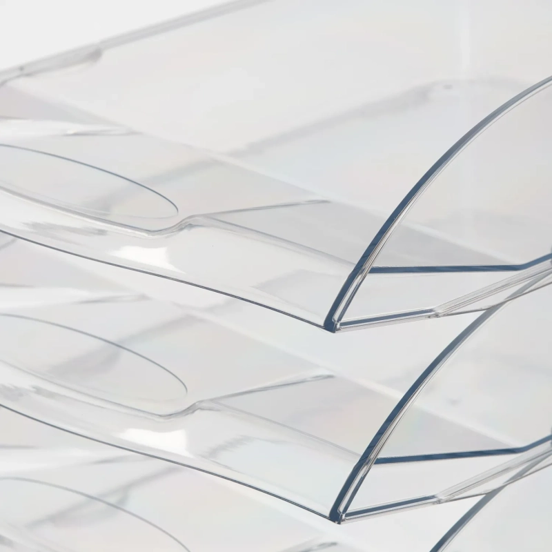 Лоток горизонтальный Attache 4шт/уп прозрачный тд_у