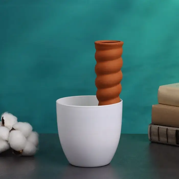 Автополив для комнатных растений &laquo;Спираль&raquo;, 16.2&times;5 см, керамика, набор 4 шт.