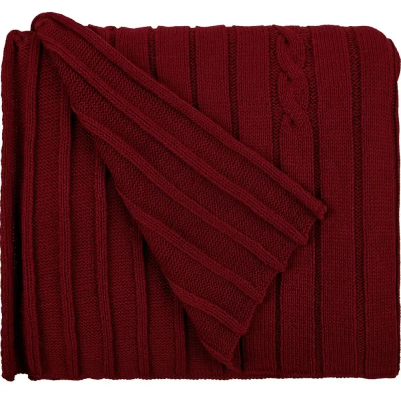 Плед Tressa, темно-красный Плед Tressa, темно-красный