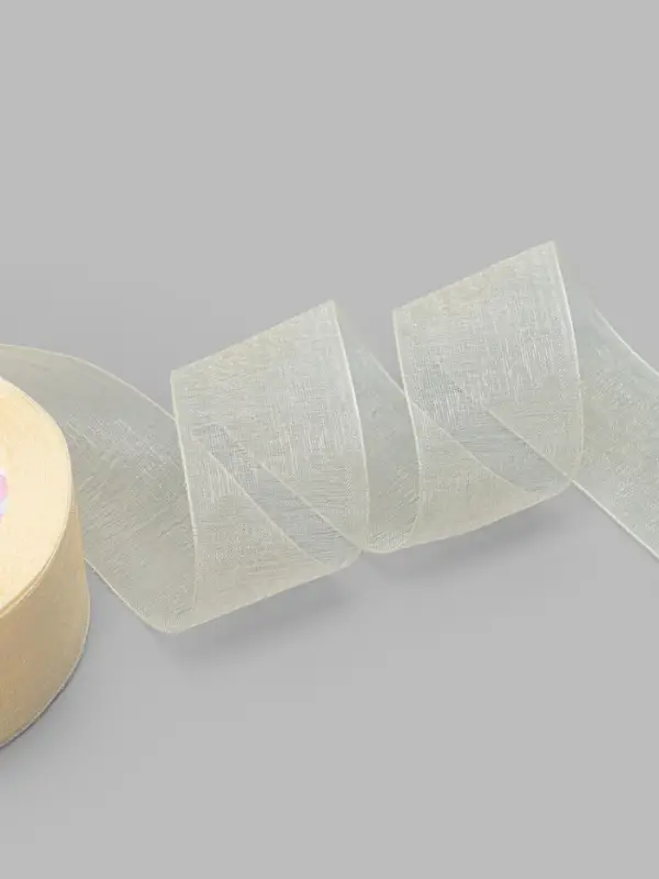 Лента капроновая, 40 мм, 20&plusmn;1 м, цвет слоновая кость №08