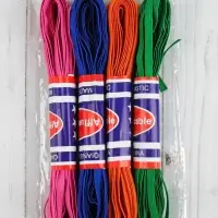 Резинки бельевые, 5 мм, 8&plusmn;0.5 м, 4 шт., МИКС