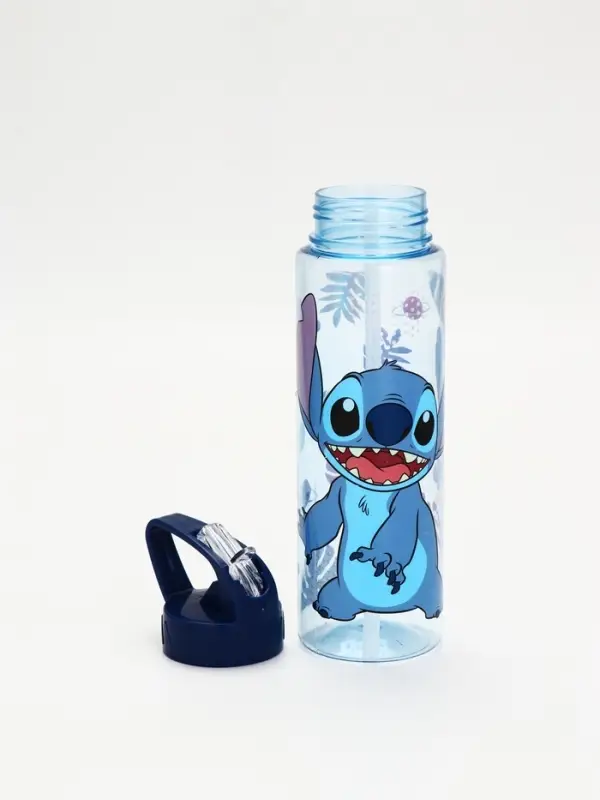 Бутылка пластиковая с трубочкой-непроливайкой &laquo;Монстрик&raquo;, 750 мл