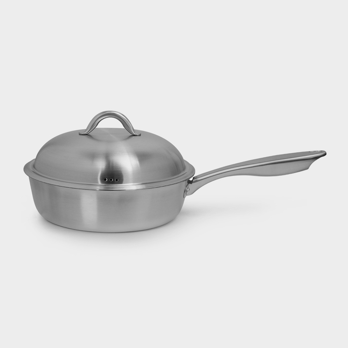 Сковорода - пароварка из нержавеющей стали Luxstahl, d=24 см, h=7 см, индукция Сковорода - пароварка из нержавеющей стали Luxstahl, d=24 см, h=7 см, индукция