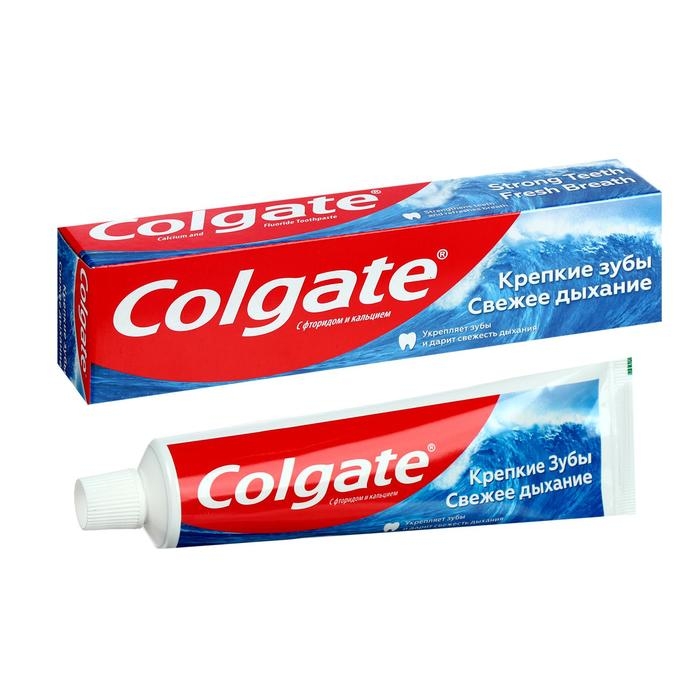 Зубная паста Colgate «Свежее дыхание, крепкие зубы», 100 мл Зубная паста Colgate «Свежее дыхание, крепкие зубы», 100 мл