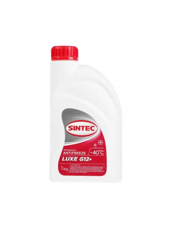 Антифриз Sintec Luxe красный G12+, 1 л