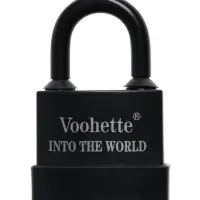 Замок навесной, 55 мм, медный цилиндр, влагозащищенный, короткая дужка, 3 ключа МИКС