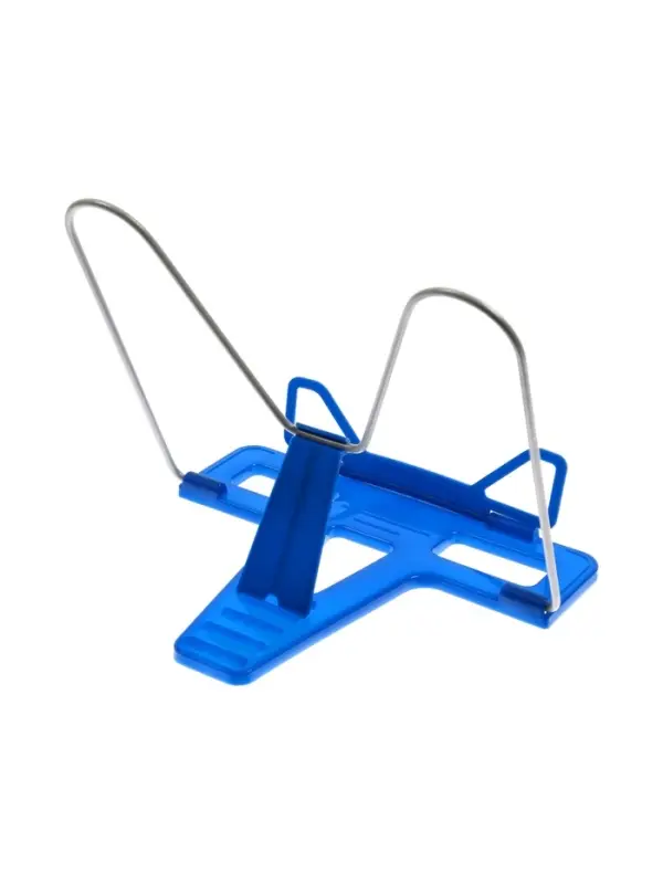 Подставка для книг &laquo;Отличный выбор&raquo;, с пластиковым упором, эконом, синяя