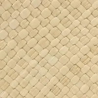 Сумка плетёная на молнии из пандана, 35&times;12&times;40 см, бежево-коричневая