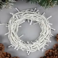 Гирлянда &laquo;Нить&raquo; 10 м, IP20, белая нить, 100 LED, 8 режимов, 220 В, свечение мульти